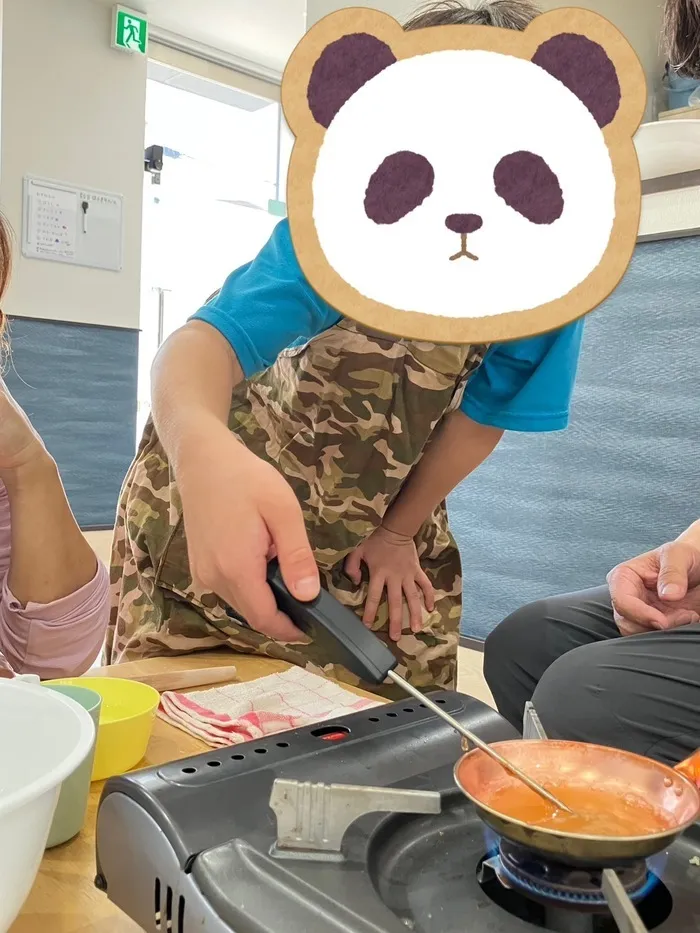 【言語聴覚士の個別あり】　育＜はぐくみ＞　鷺洲教室/カルメ焼き作り