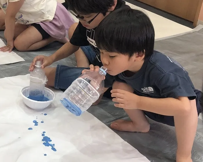 【ABA個別療育・集団療育】【祝日OK・送迎あり】ナチュラルこどもハウス鶴見区店/バブルアート