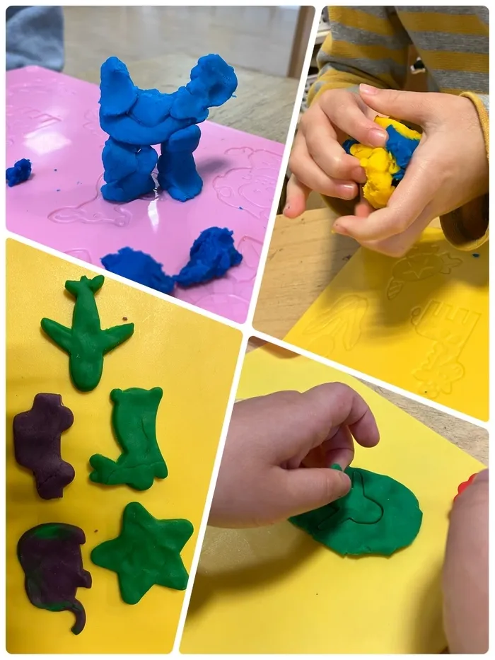コモンチャイルドケア/粘土遊び🌷