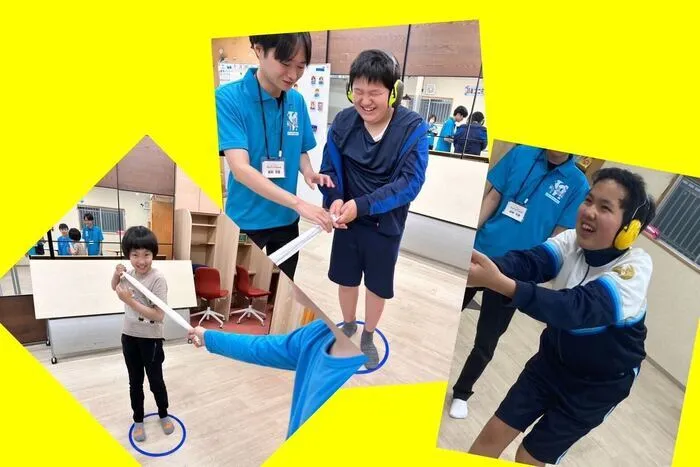 放課後等デイサービス　ココノワ都筑【月曜〜土、祝日で開所しています！　随時見学受付中】/タオル引き相撲