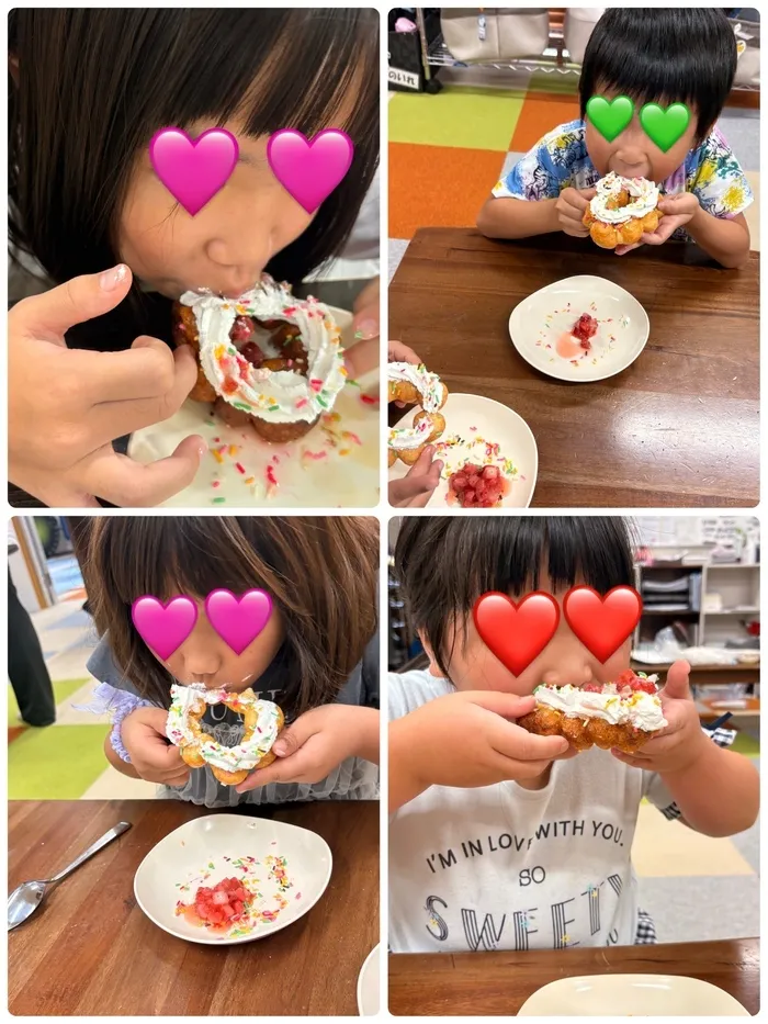 放課後等デイサービス　フリースタイル/ポンデリングふうドーナツ作り🍩🥯