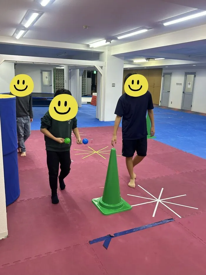  英才療育じゅにくろ【放課後等デイサービス・児童発達支援】/★エッグ・スプーンレース★皆でバトンを繋げ！