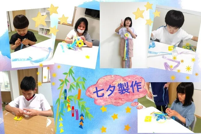 こぱんはうすさくら盛岡中野教室/七夕製作