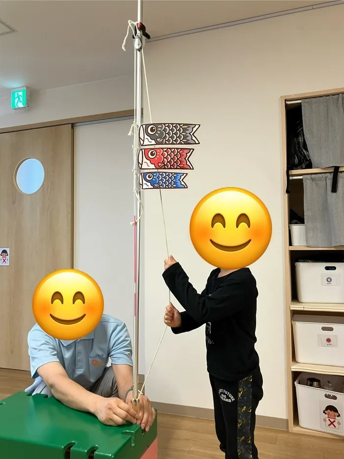 児童発達支援　チャレンジキッズ　江戸川台教室/こどもの日のサーキットを行いました🎏