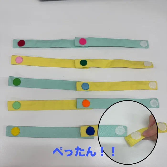 【空きあり】ステラ幼児教室・南森町校　児童発達支援・ビジョンクラス/🚀マジックテープを繋げよう🐣