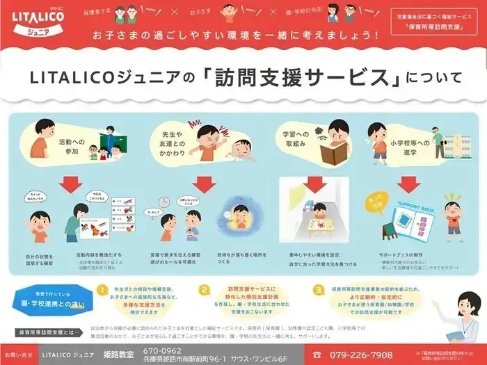 LITALICOジュニア新長田教室/保育所等訪問支援のよいところは・・・？？