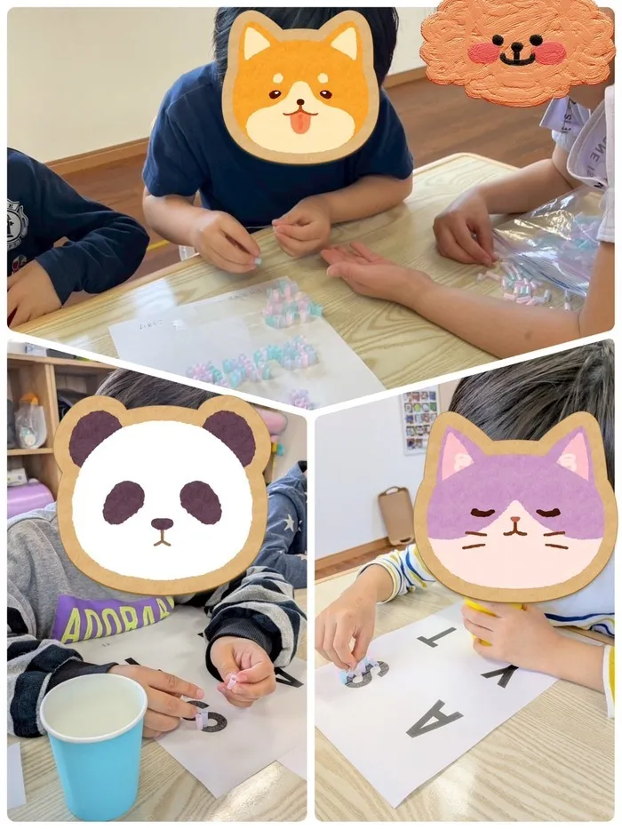 【7月オープン】Apple Junior本厚木教室/ストローでキーホルダーを作りました💎