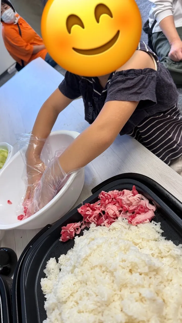 ひまわり　はぁと御殿山/クッキング✨ペッパーランチ＆ツナサラダ🍚