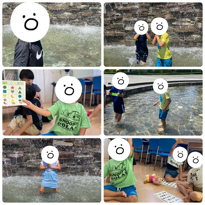 あいゆうはうす ひなた/水遊び/ビジョントレーニング