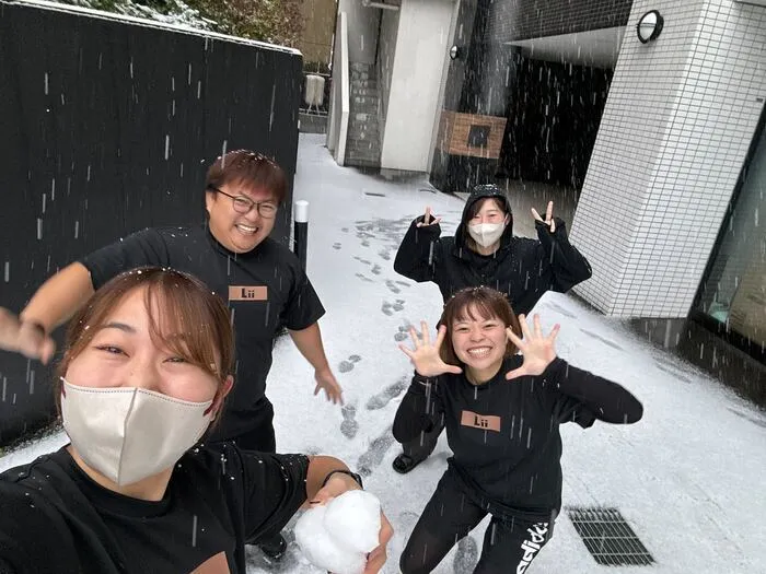 Lii sports studio札幌北4条/雪の中でもATYなコーチがいっぱい💪