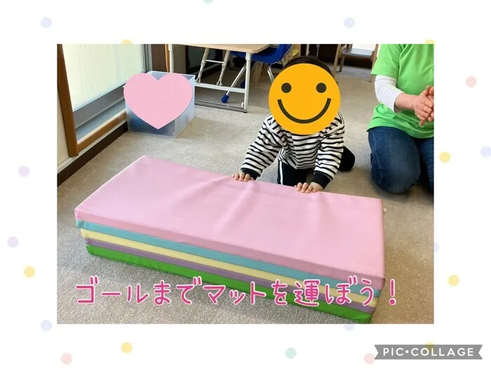 ブロッサムジュニア　新座栗原教室/マット運びに挑戦✨