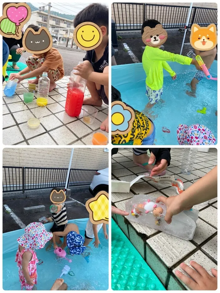 からふるジュニア長森/水遊び🔫💦