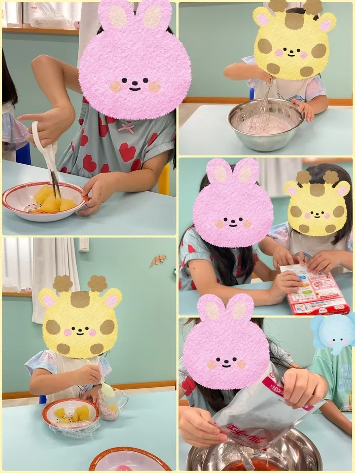 ブロッサムジュニア東住吉教室/おやつ作り🥣