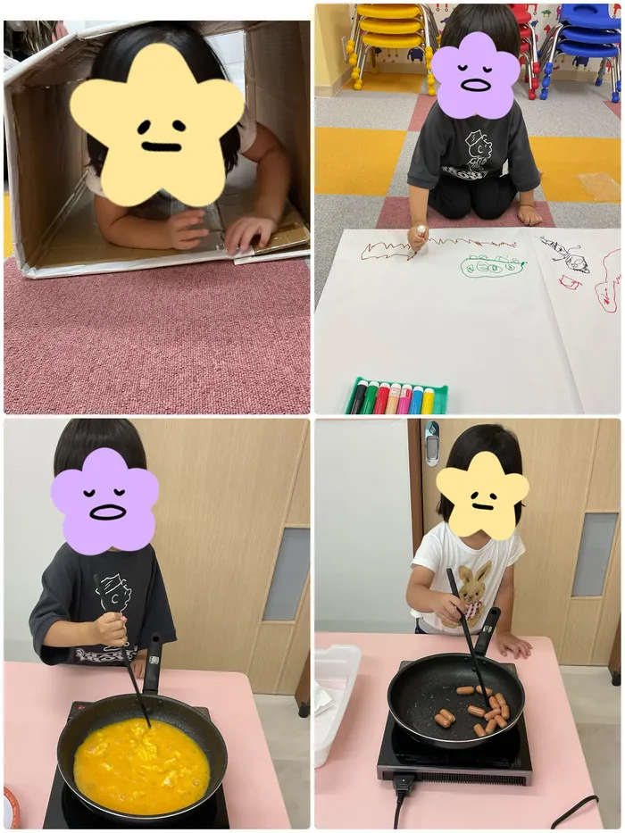 ブロッサムジュニア東住吉教室/サンドウィッチ作り🥪
