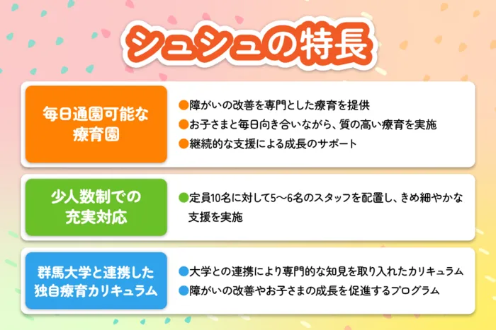 【送迎あり】児童発達支援事業所chouchou（シュシュ）春日部/その他