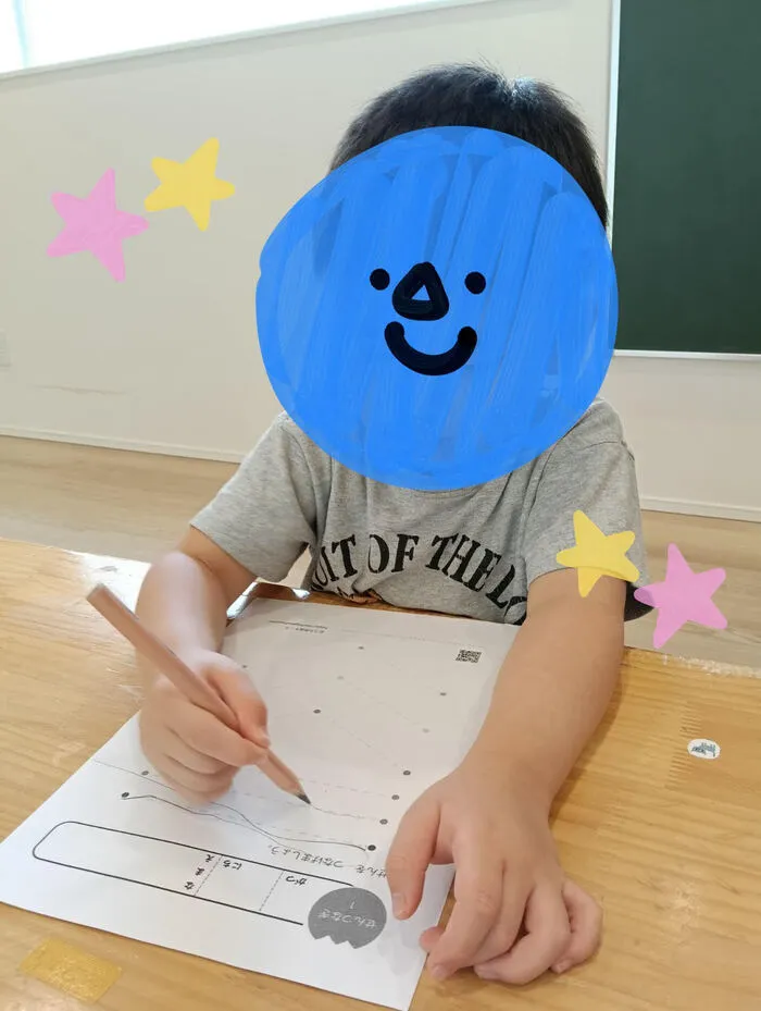 【お預かり時間最大17時】児童発達支援事業所chouchou（シュシュ）本庄/鉛筆練習頑張りました♡