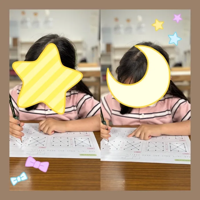 認知機能を向上し、学習力、コミュ力アップ！！ファーストクラス岸和田駅前校/点描写🌷