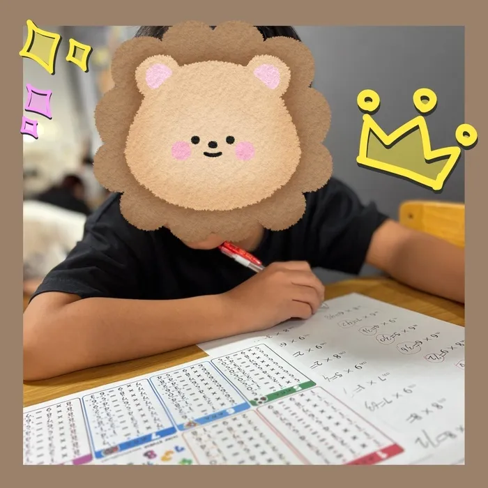 認知機能を向上し、学習力、コミュ力アップ!!ファーストクラス岸和田駅前校/丸付けをしてみよう🔴☑️