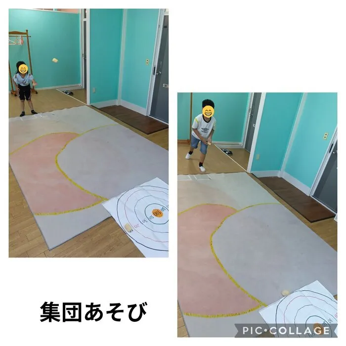 スペースキッズ名古屋すてっぷ/集団あそび　〜お手玉カーリング〜