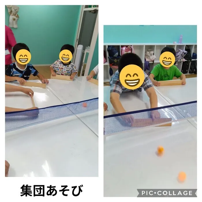 スペースキッズ名古屋すてっぷ/集団あそび　〜卓球バレー〜