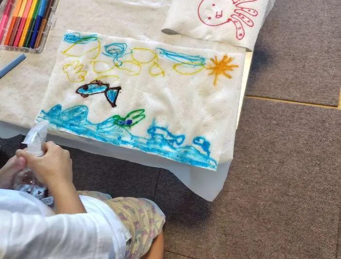 ラシクラボアカデミー浜松/にじみ絵🐟