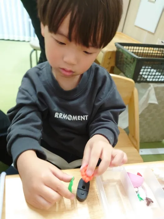 個別療育のゆめラボ宇品教室【平日午前に空きあり◎見学・体験受付中！】/【消しゴム組み立て】おすし♪すしすし♬🍣