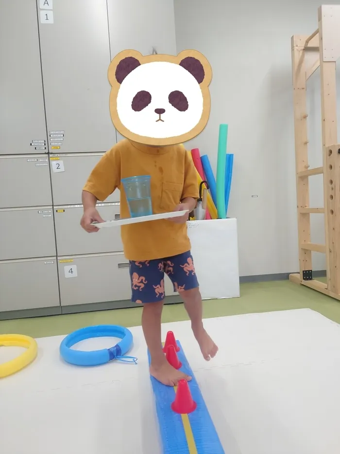個別療育のゆめラボ宇品教室【平日午前に空きあり◎見学・体験受付中！】/お水を運んだよ！