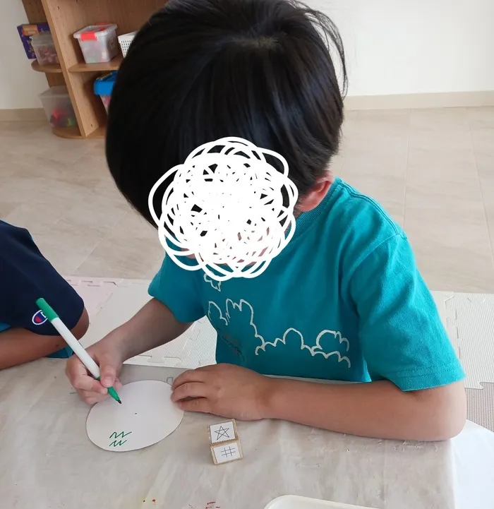 児童発達支援・放課後等デイサービス　ポーラベア/万華鏡を作りました②