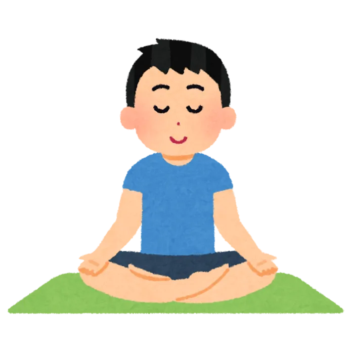 きっずあいらんど川崎鋼管通教室/瞑想を行っています。