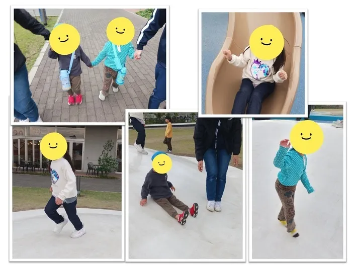 フラワーきっずのびるこ（東邦ガスグループ）/公園の遊具で遊んだよ♪