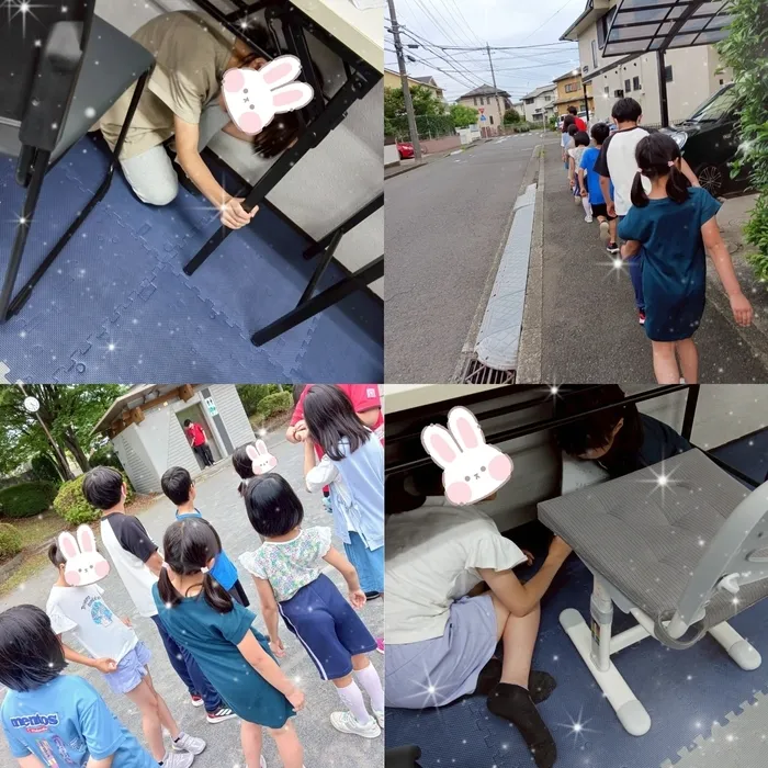 All right 荏田南教室/避難訓練の様子⛑