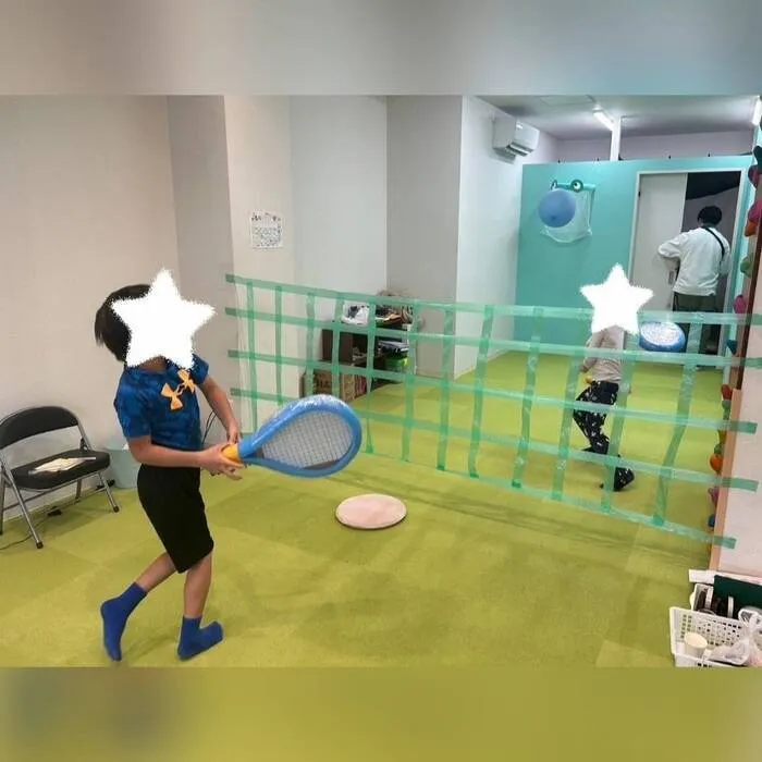 放課後等デイサービスウィズ・ユー大濠/【★ラケットゲーム🎾（創作＆運動コミュニケーション）】