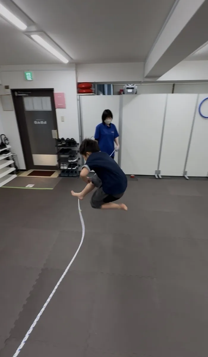 児童発達支援・放課後等デイサービス LUMO 夙川校/みんな大好き大繩跳び！！