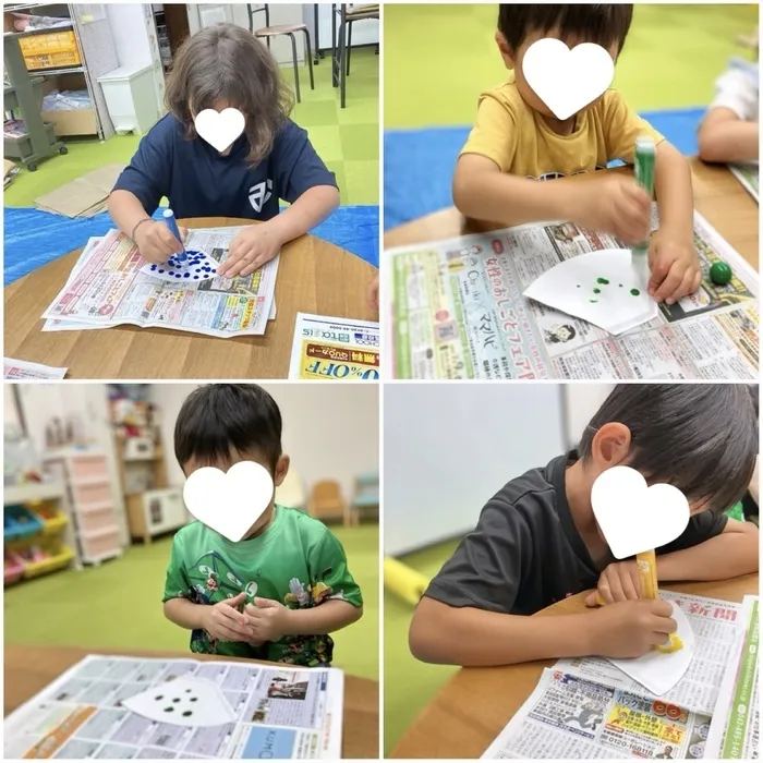 ルルディ蘇我/ぽんぽんペンでてるてる坊主と傘を作ろう☂