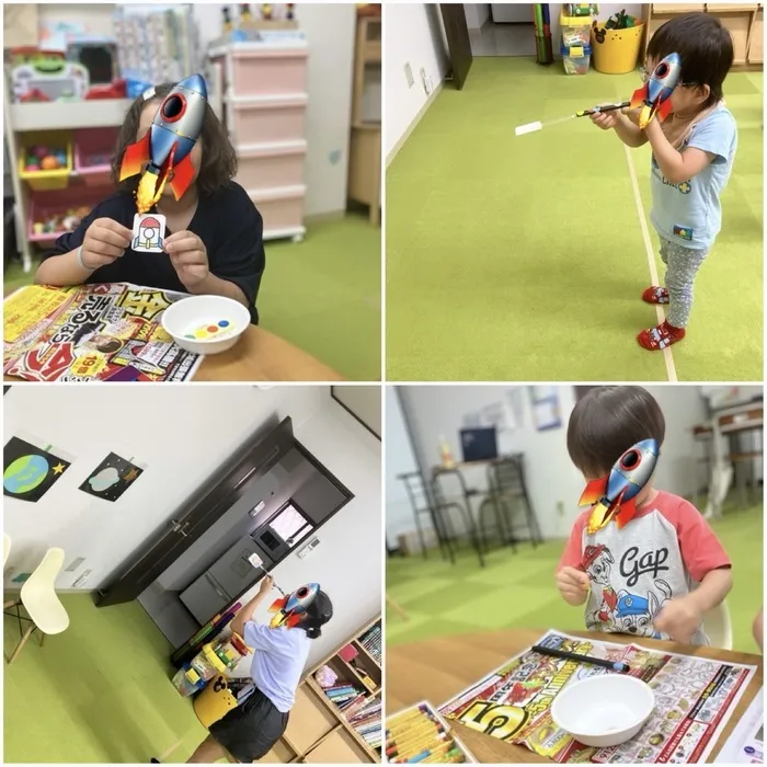 ルルディ蘇我/ストローロケットを作ってみよう🚀💫