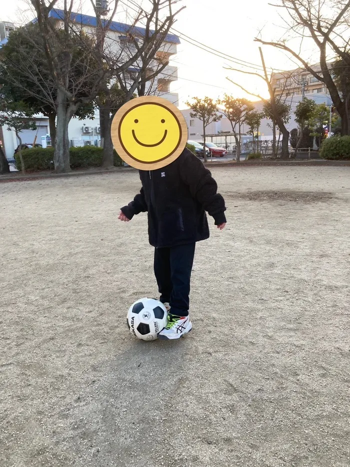 みらいーく新松戸/公園でサッカーをしました⚽