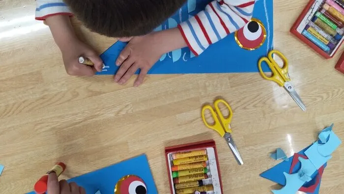 まめの木　【空きあり　お気軽にお問い合わせください！】/５歳児クラス　こいのぼり制作