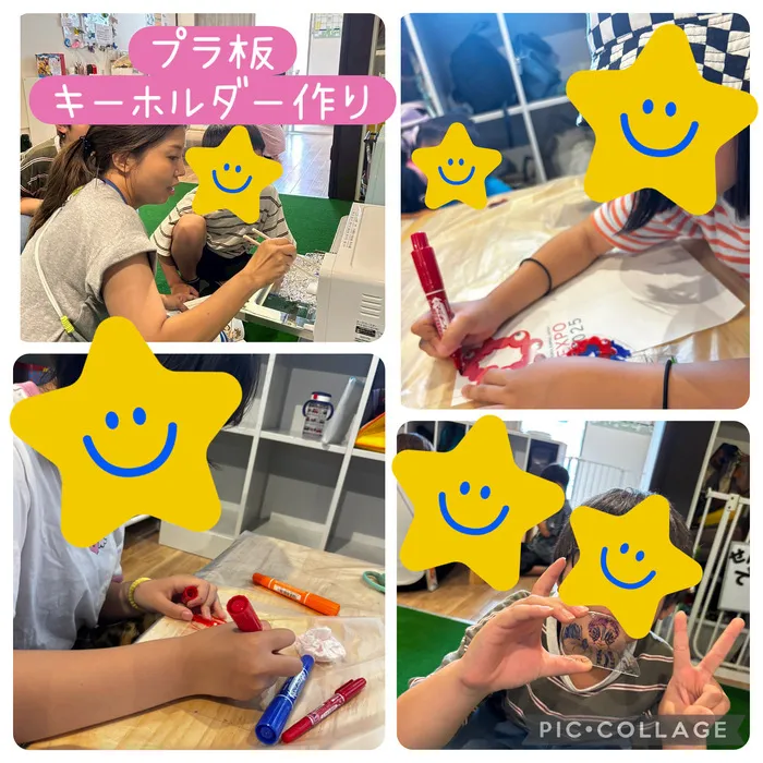 【ABA個別療育・LEGOプログラミング】BEAR KIDS （ベアキッズ）東成１号店/【プラ板キーホルダー🔑】