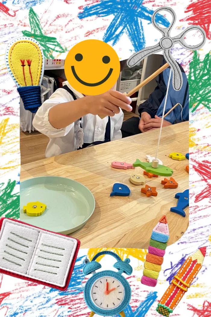 【ABA個別療育・LEGOプログラミング】BEAR KIDS （ベアキッズ）東成１号店/指示魚釣りゲーム🐟