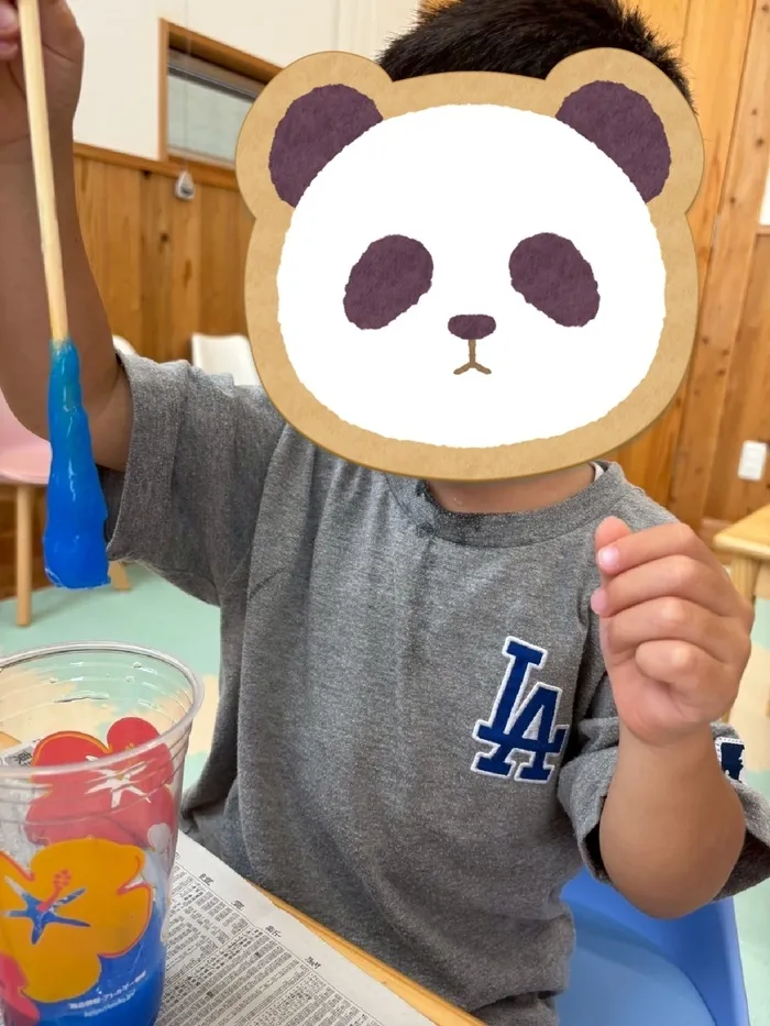 JR蓮田駅徒歩2分　ブロッサムジュニア蓮田教室　児発・放デイ/スライムを作りました😊