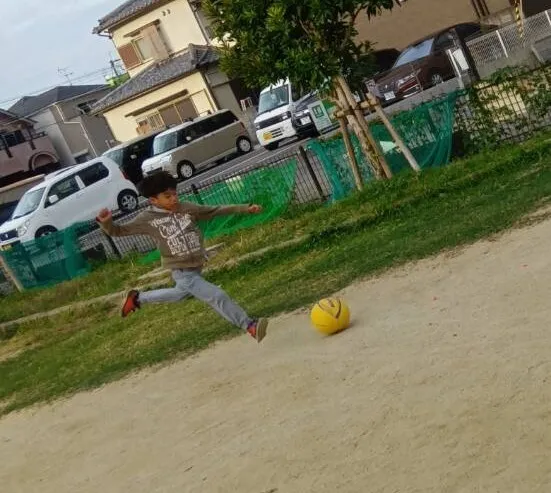 たんちゃん荻野教室/サッカー療育風に‥