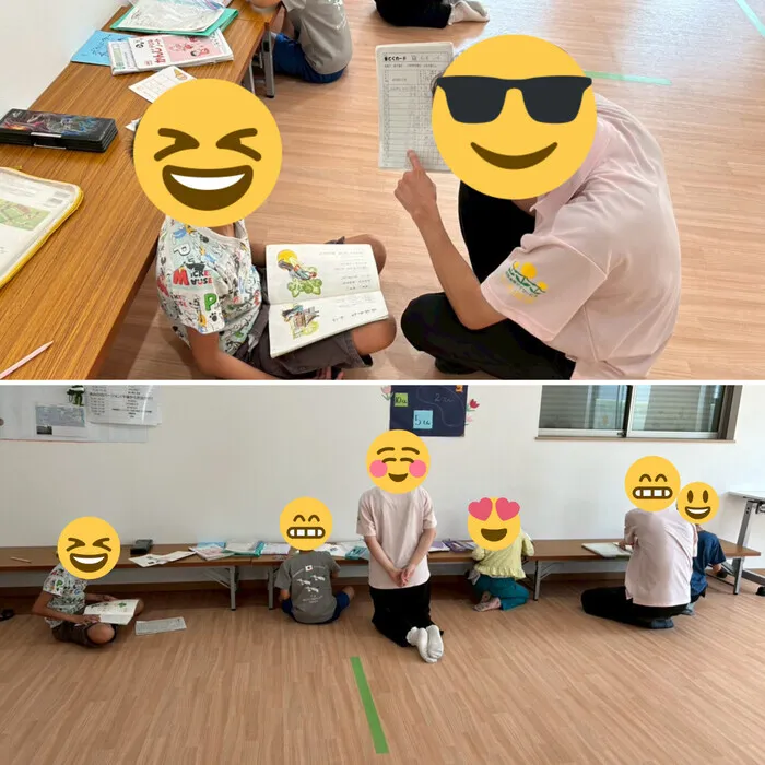 放課後等デイサービスたんぽぽ西難波店/📘大きな声で音読📘