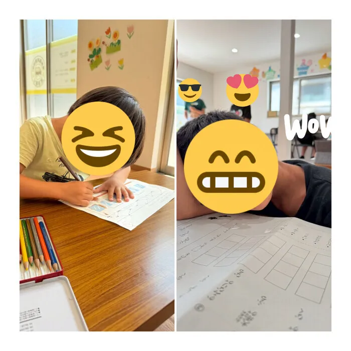 放課後等デイサービスたんぽぽ西難波店/頑張れ宿題！！