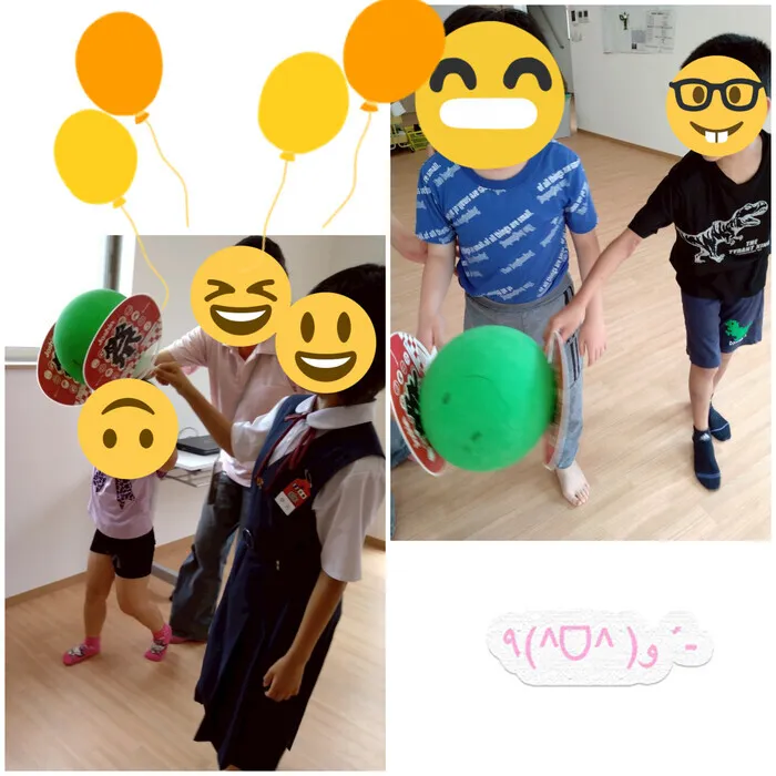 放課後等デイサービスたんぽぽ西難波店/協力風船運び🎈