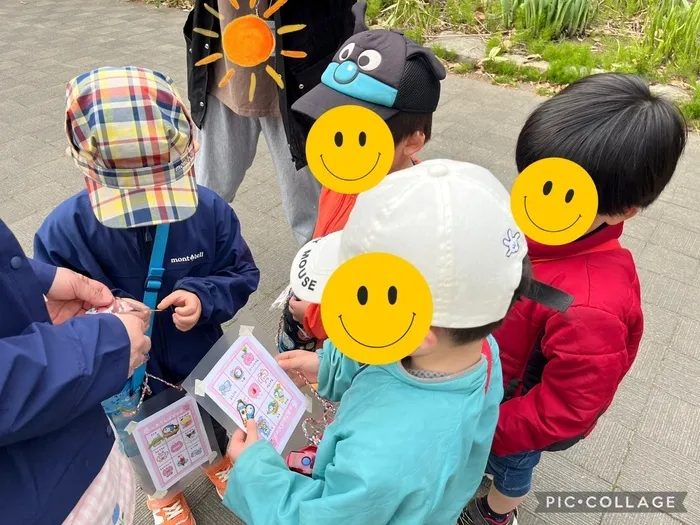 児童発達支援ぶるーむ美園/お散歩ビンゴ✨