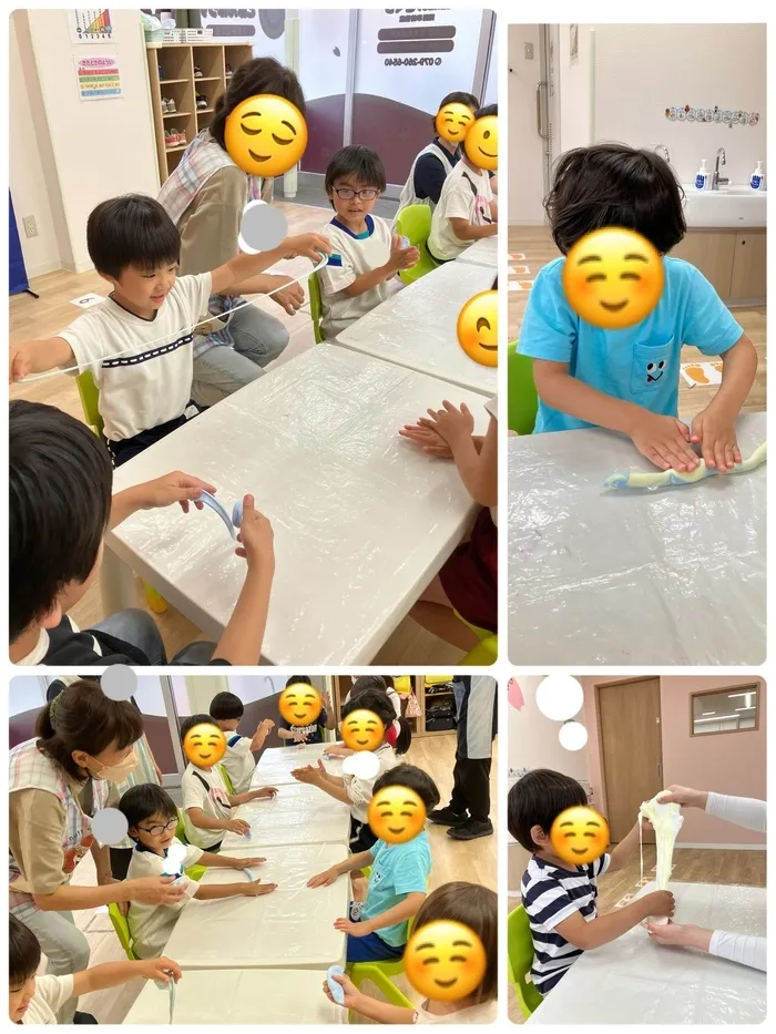 こぱんはうすさくら姫路車崎教室/スライム粘土で遊ぼう☆