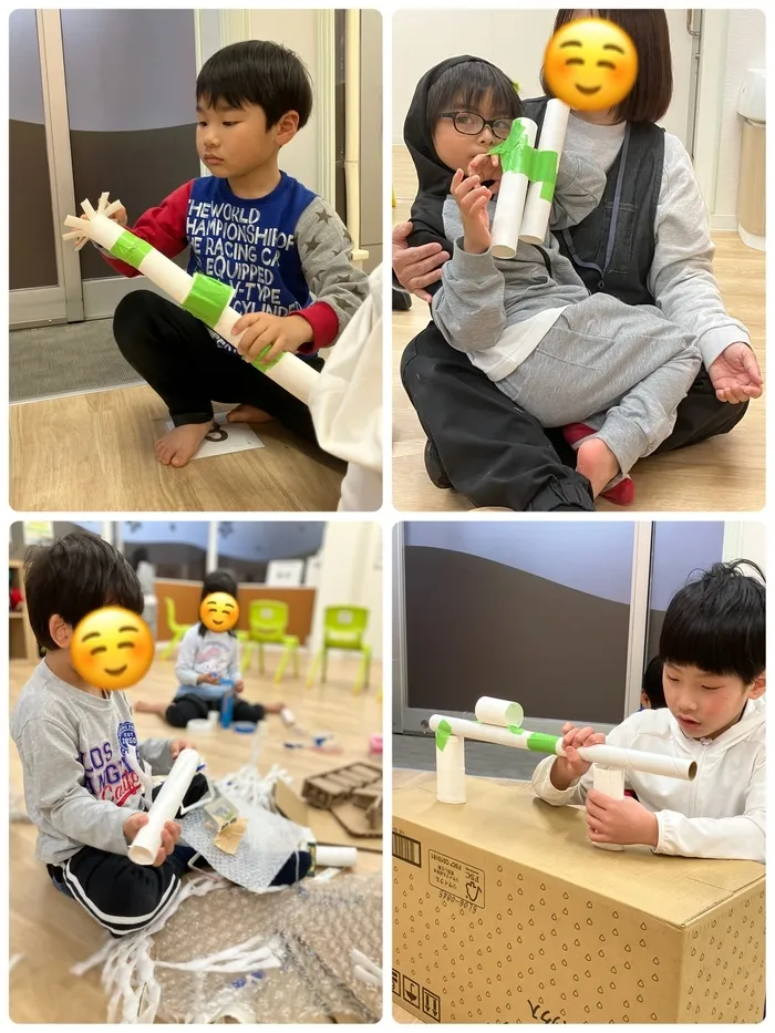 こぱんはうすさくら姫路車崎教室/おもちゃを作って遊ぼう！