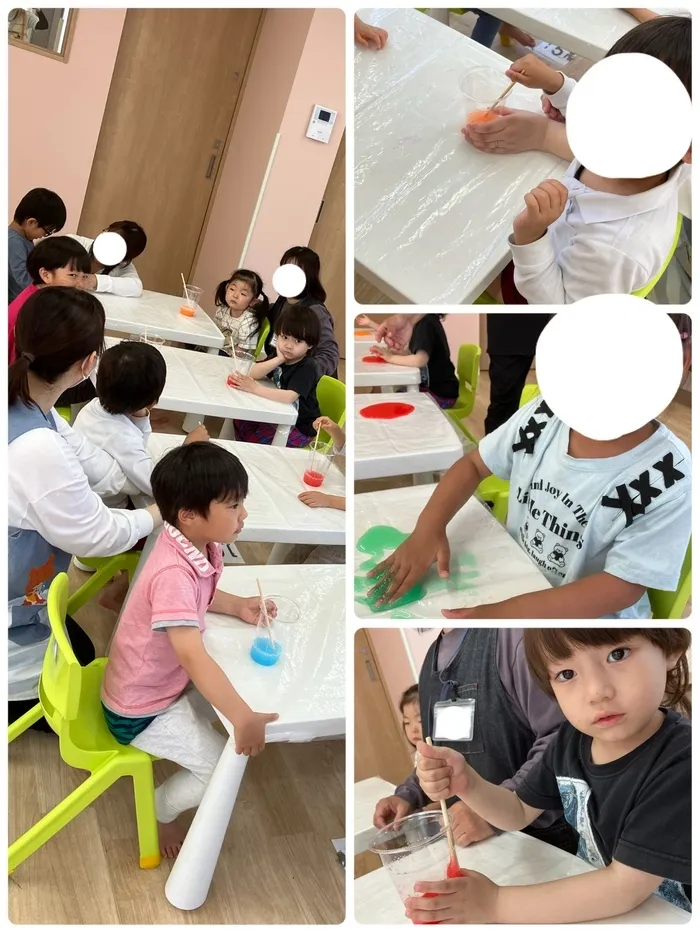 こぱんはうすさくら姫路車崎教室/やってみよう！スライム作り