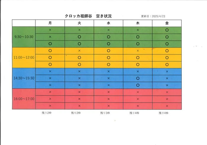 クロッカ祖師谷/空き情報のご案内☘️