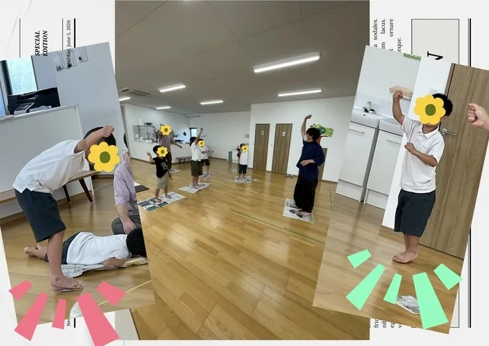 放課後等デイサービスぽかぽか磐田/じゃんけん新聞ゲーム✌️